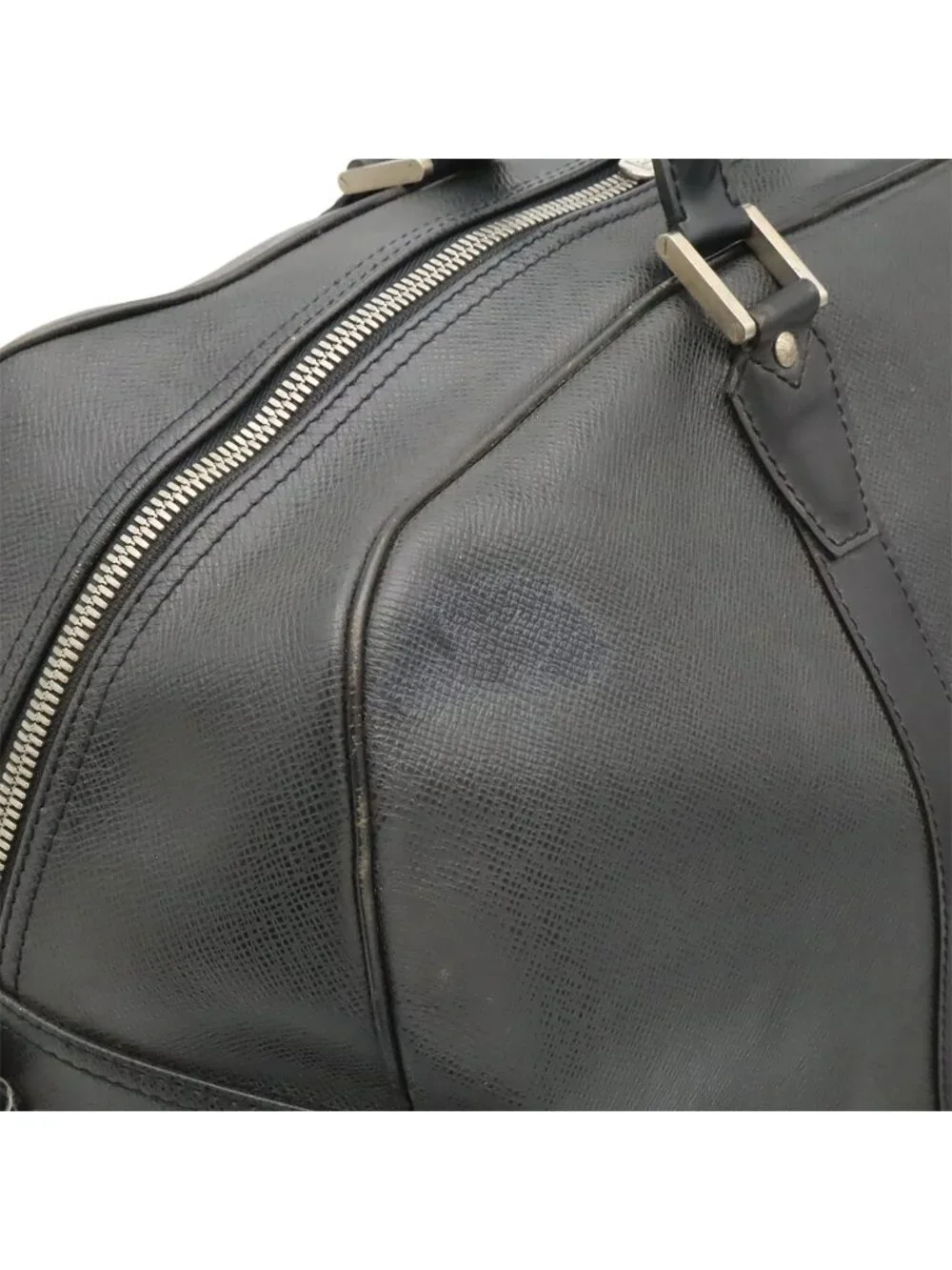 Louis Vuitton Taiga Kendal PM Boston Bag Purse 2-Way Ardoise Black